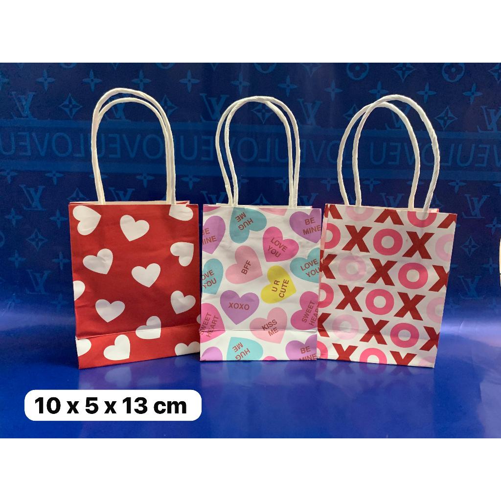 

shopping bag ramah lingkungan super mini ukuran 10 x 5 x 13 cm satuan bahan semua kertas souvenir sisa export ke usa hampers