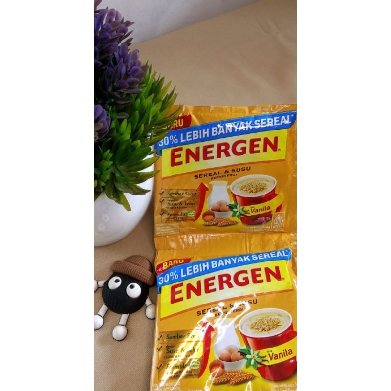 

Energen sereal kemasan 35 gr 1 renceng isi 10 sachet