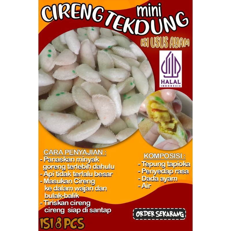 

CIRENG TEKDUNG MINI ISI USUS AYAM