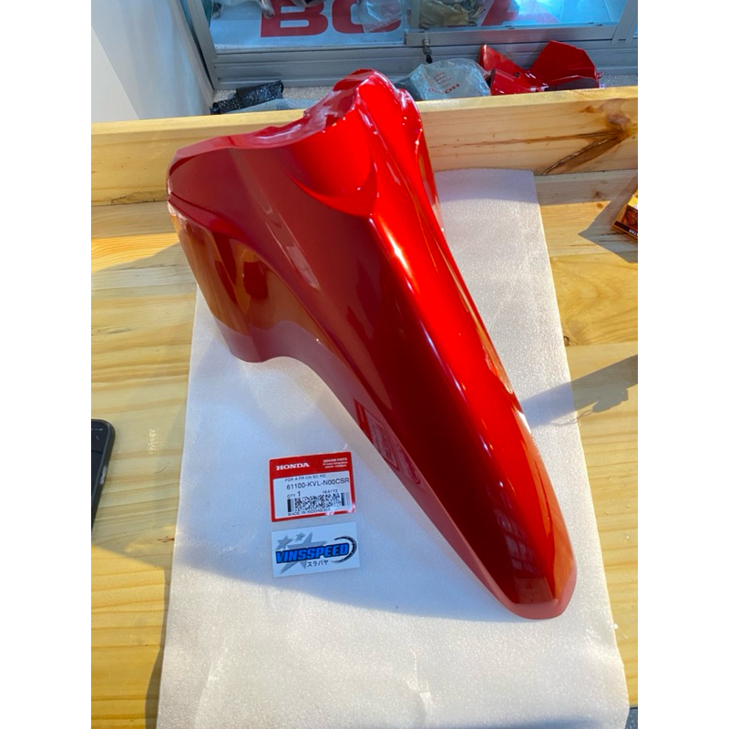 SPAKBOR DEPAN SLEBOR DEPAN HONDA SUPRA X 125 NEW 61100 KVL N00CSR MERAH ORIGINAL AHM
