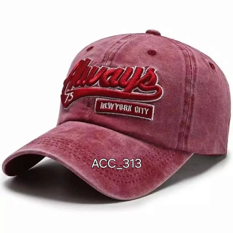 Topi baseball import ALWAYS/Topi bisbol kualitas premium "ALWAYS"