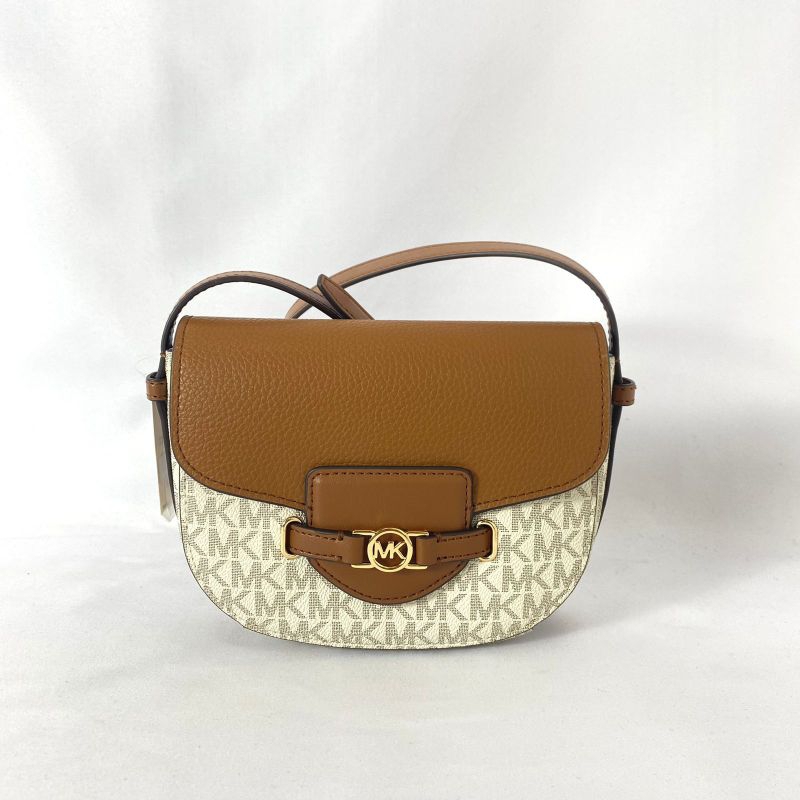 Mk reed small saddle xbody sign vanilla luggage k