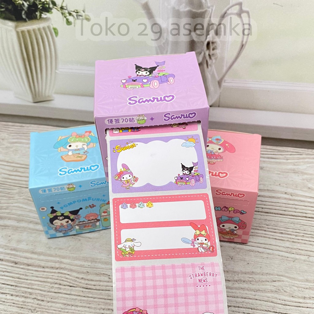 

LABEL NAMA ROLL SANRIO SZ-336 MN-1721 TEMPELAN STICKER DI BUKU TULIS SEKOLAH ANAK UNIK LUCU KANTOR MURAH TERMURAH COD