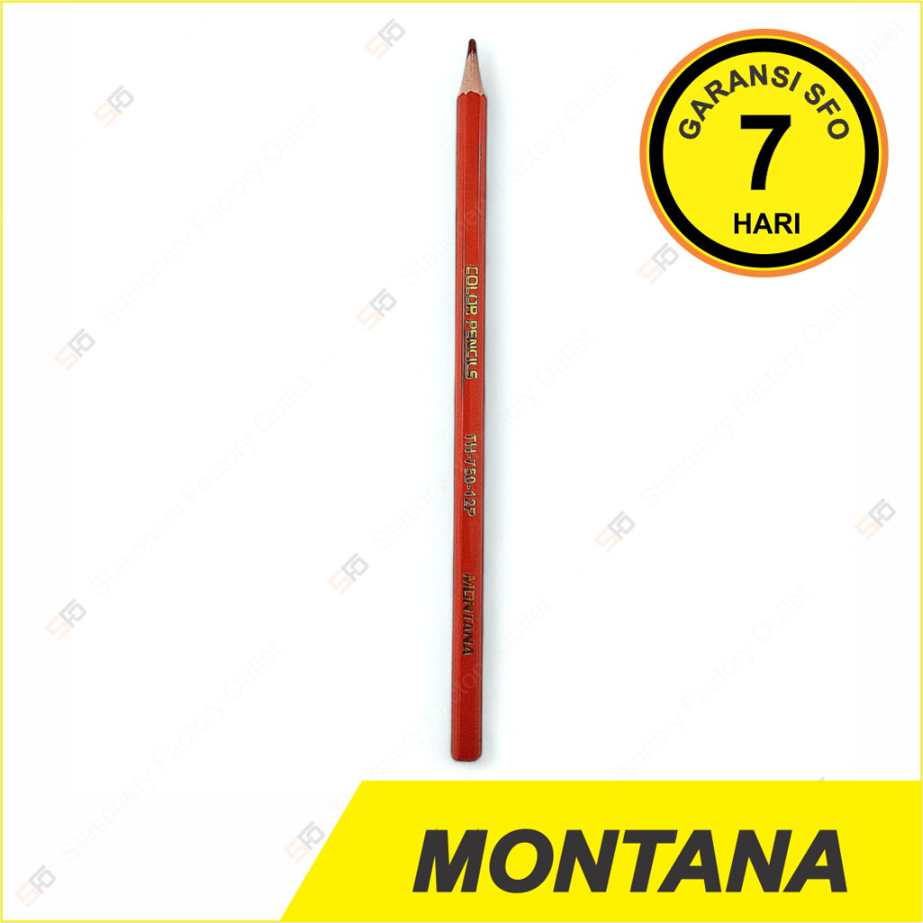 

Pensil Warna Montana Satuan - Red Merah - SFO Semarang Official
