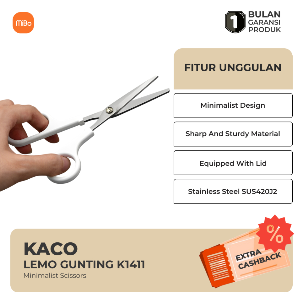 

KACO LEMO Gunting Office Stationery SUS420J2 - K1411