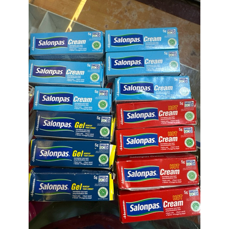salonpas gel dan cream 5 gr