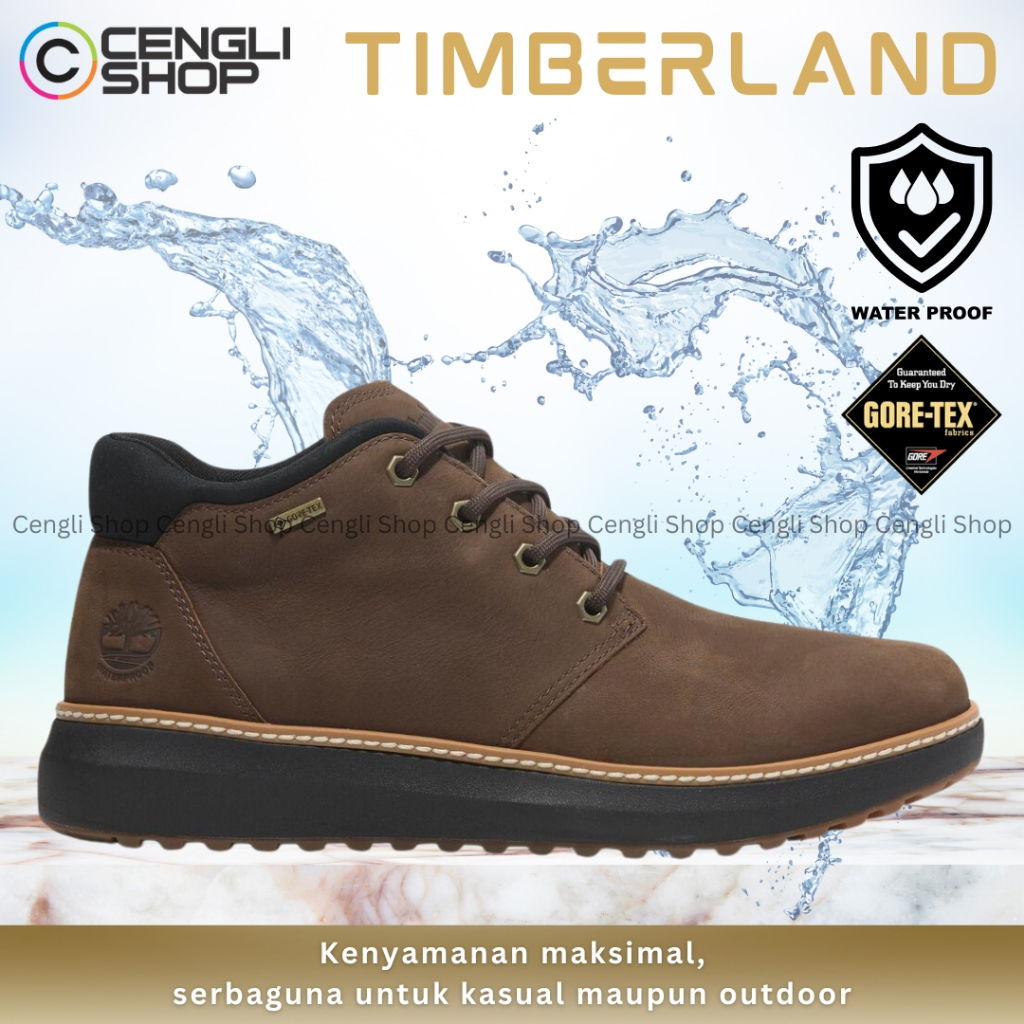 SEPATU TIMBERLAND BOOT CASUAL PRIA ORIGINAL TERBARU KULIT ASLI TM050