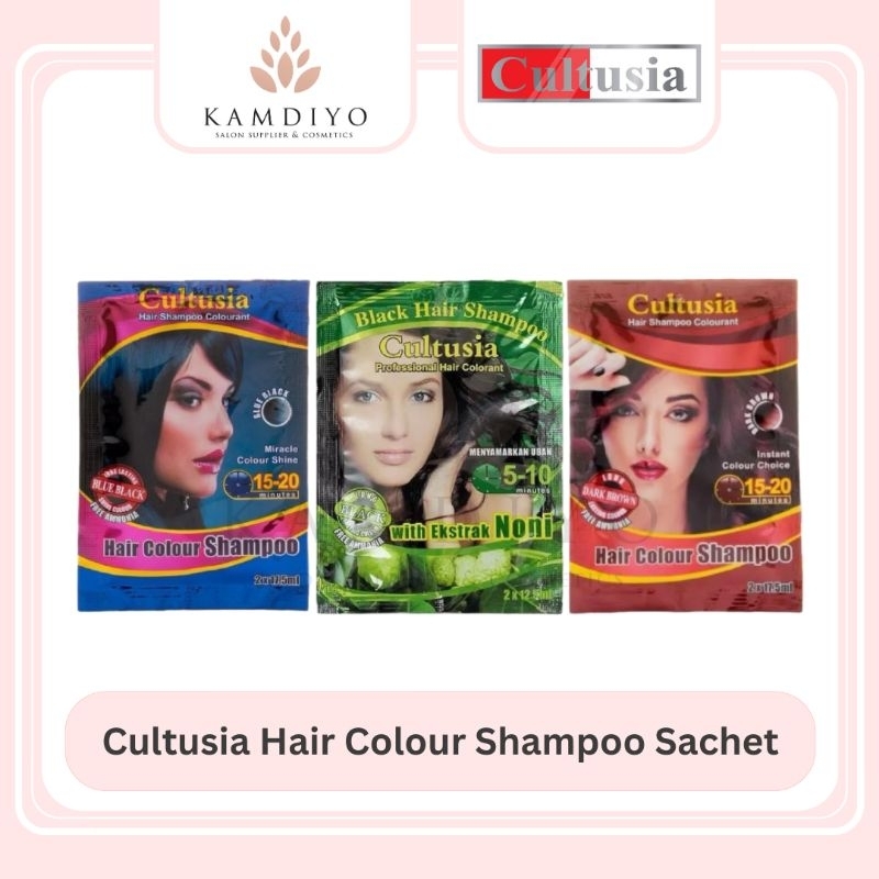 Cultusia Hair Colour Shampoo Sachet