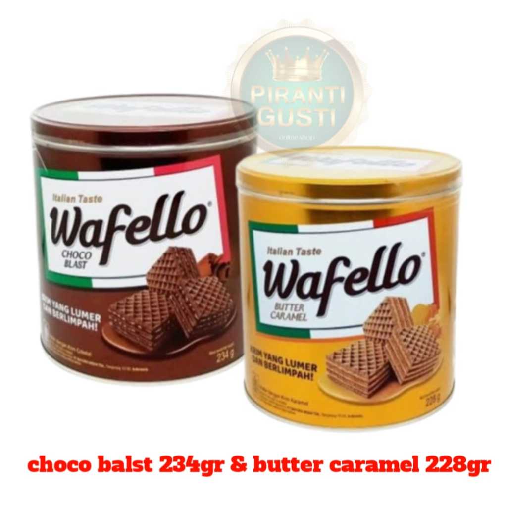 

Roma wafer wafello choco blast 234gr dan butter caramel 228gr