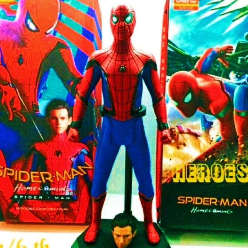Action Figure Spiderman Iron Spider Avengers Marvel Spider-Man Hero Figure Artikulasi Besar