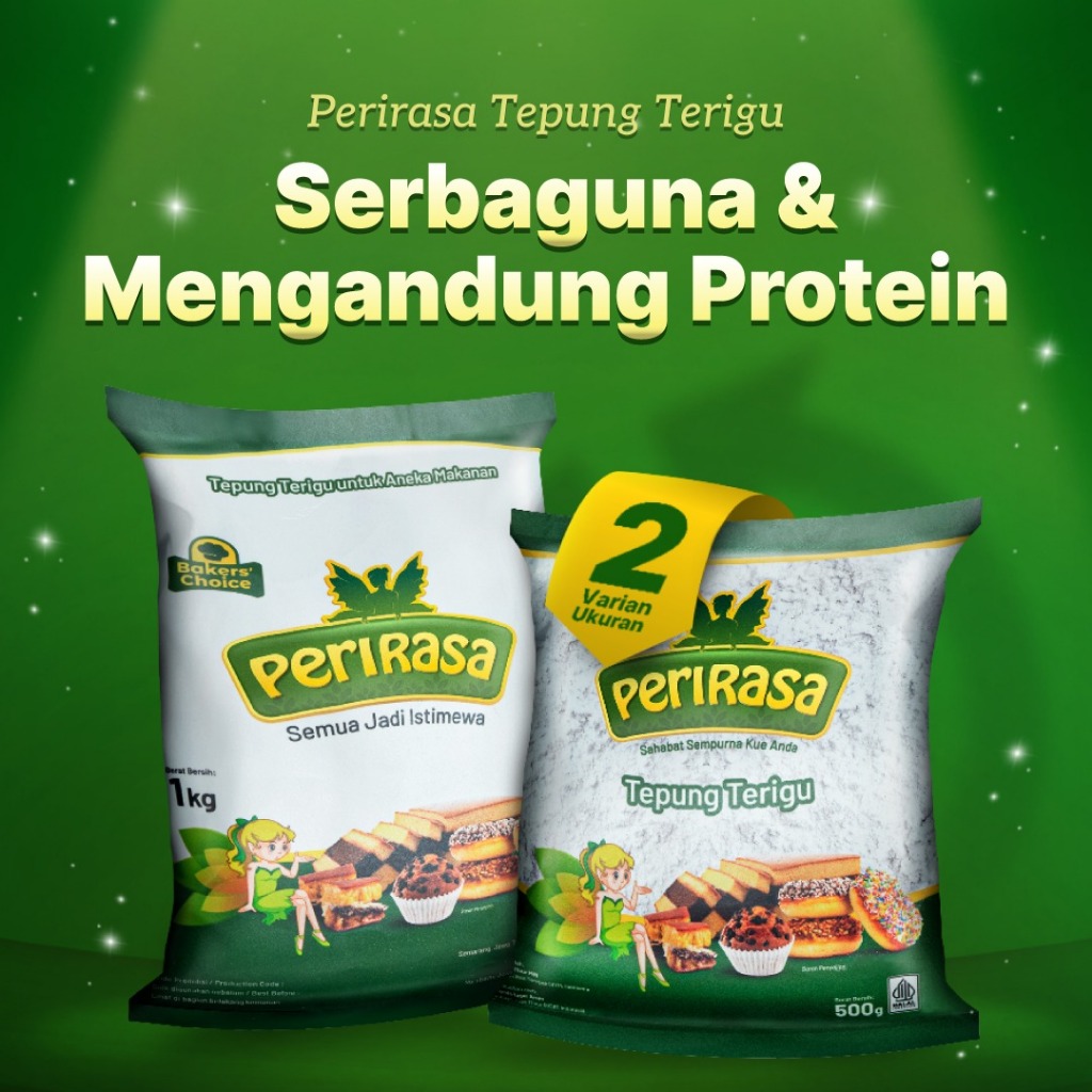 

Tepung Terigu Perirasa 1kg Bakers Choice