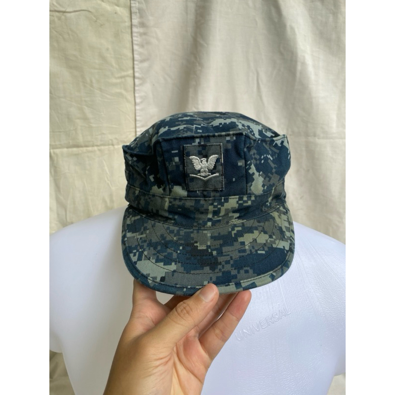Okinawa Utility Working Cap Topi Army Loreng Digital US Navy Amerika (1)