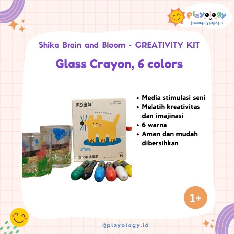 

Glass crayon - 6 colors