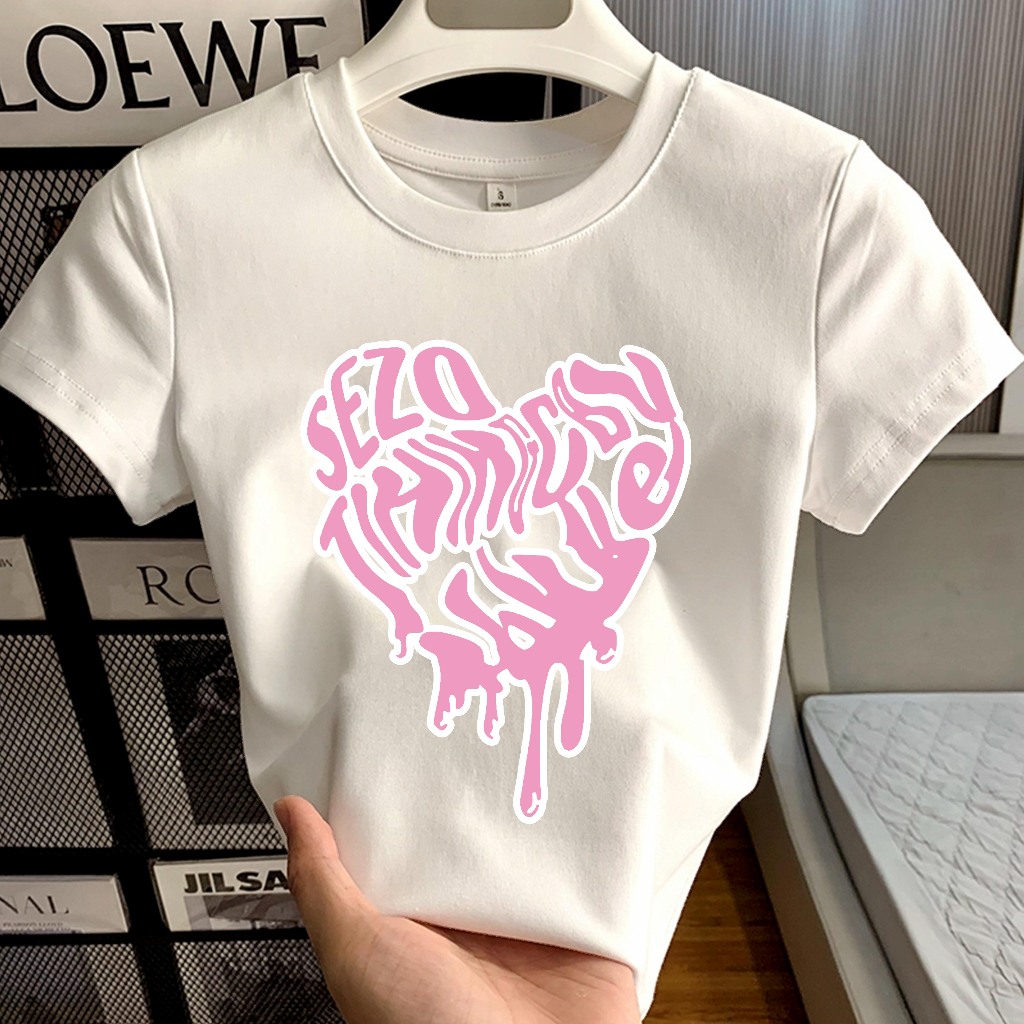 BAJU KAOS CROP TOP / BAJU CROP TOP / T SHIRT CROP TOP / ATASAN CROP TOP / BAJU CROP / CROP TOP KOREA