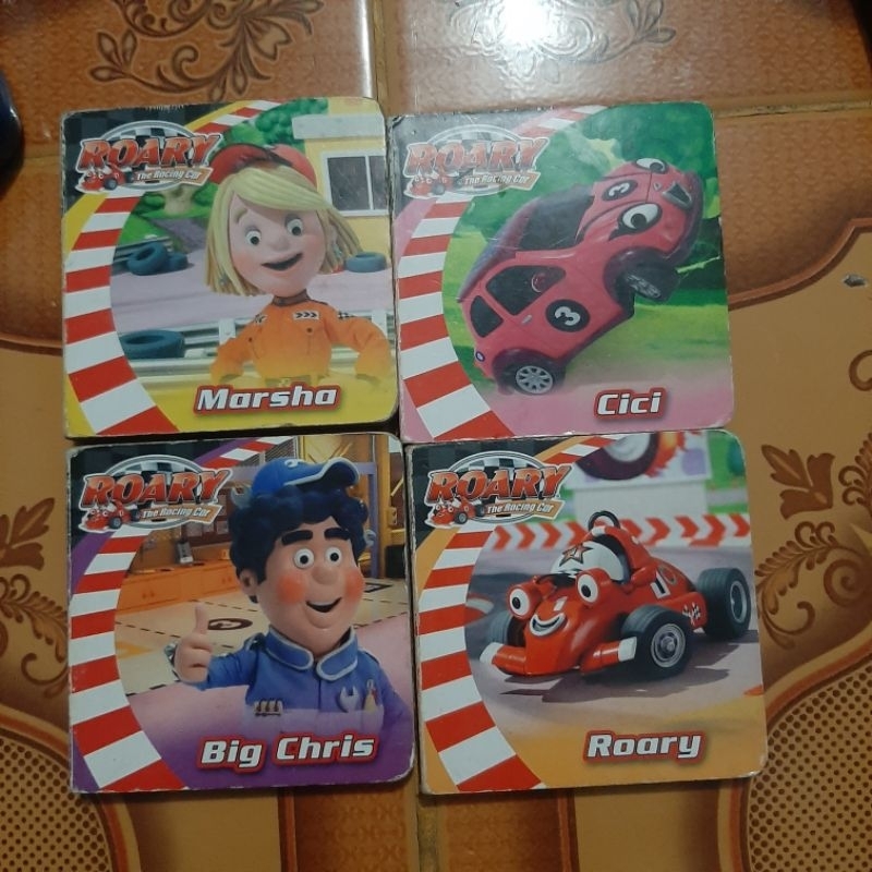 buku board book mini roary the racing car chapman