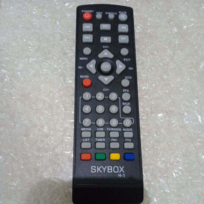 REMOT STB SKYBOX h1 tanpa setting stb remot skybox