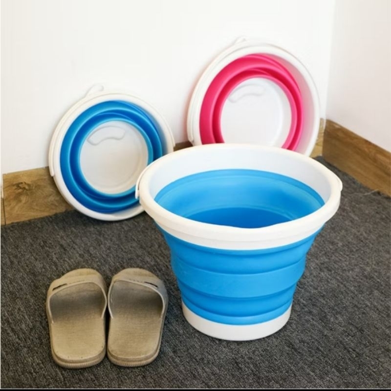 Ember Lipat 3L 5L 10L Ember Lipat Serbaguna Water Bucket Foldable Collapsible / Gayung Mandi Lipat S