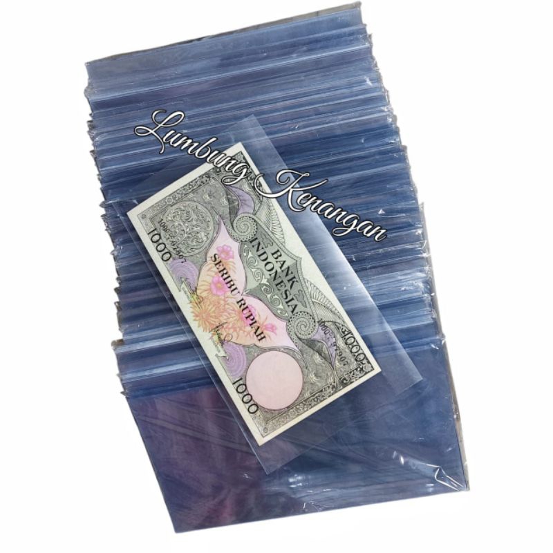 

Plastik Mika pelindung uang kertas