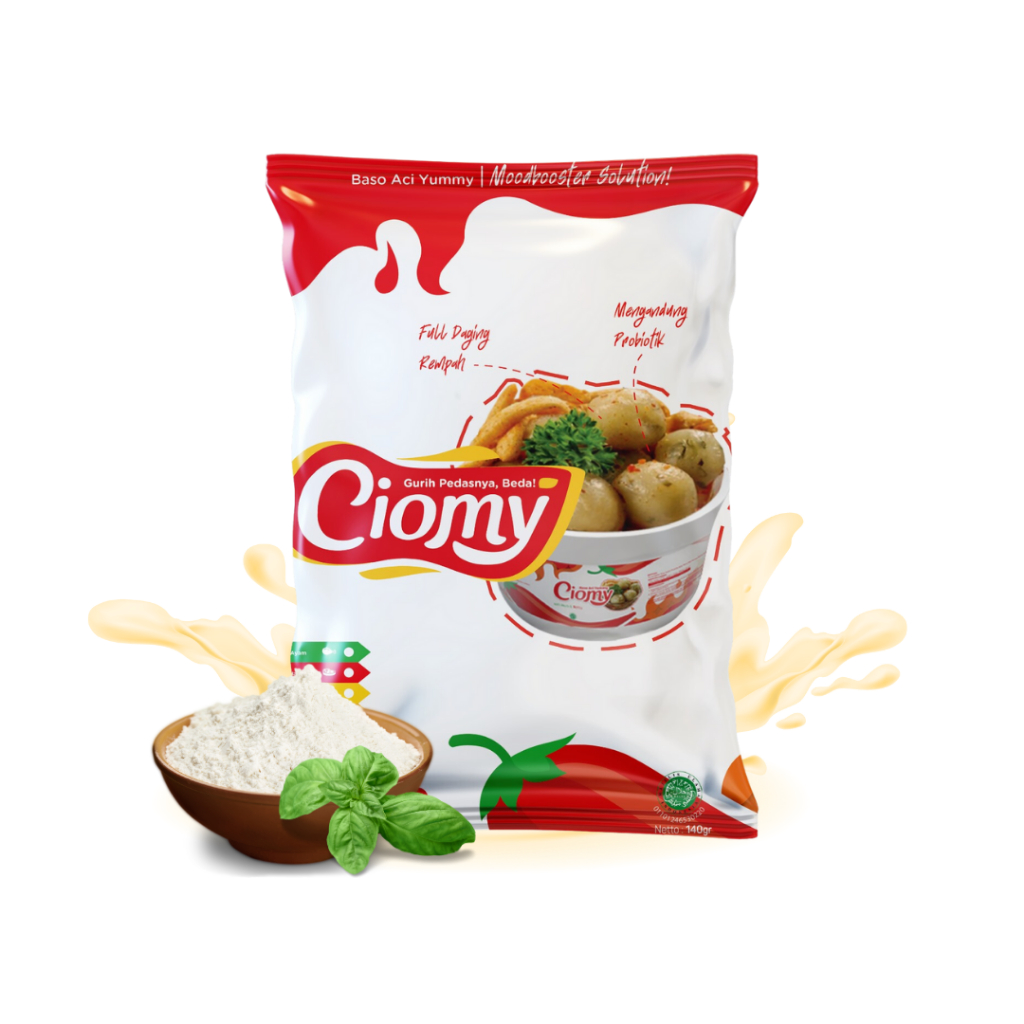 

CIOMY - Baso Aci Sachet Kuah Rasa Ayam Isi Mie Kuning