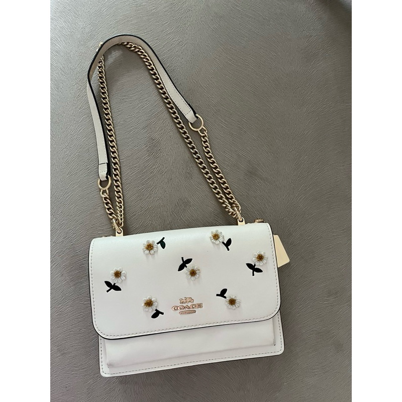 Preloved Coach Klare Crossbody with Daisy Embroidery