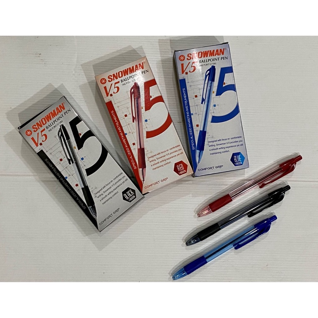 

Cashback 15 Semua Pembelian Pen Snowman V5 Per 1 Lusin 12 Pcs