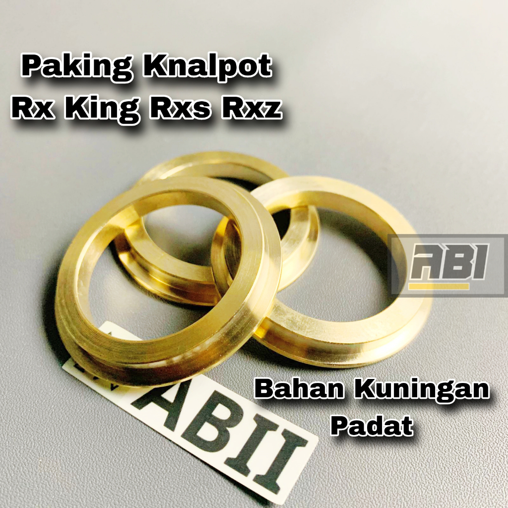 Paking Perpak Knalpot Rx King Rxz Rx Special Yt115 Bahan Kuningan Padat Paking Knalpot Rx King Rxz