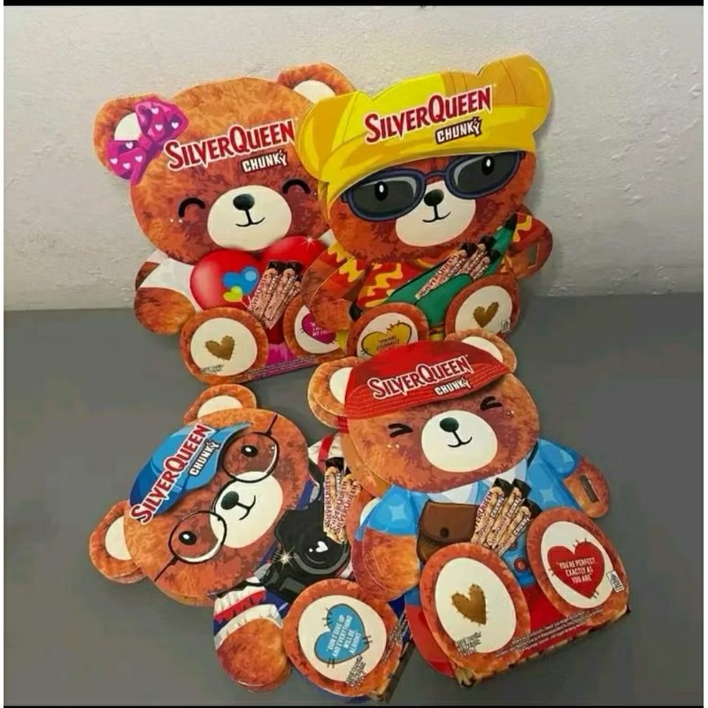 

cokelat silverqueen chunky bar bear edisi valentine 2025 READY LGS DIKIRIM