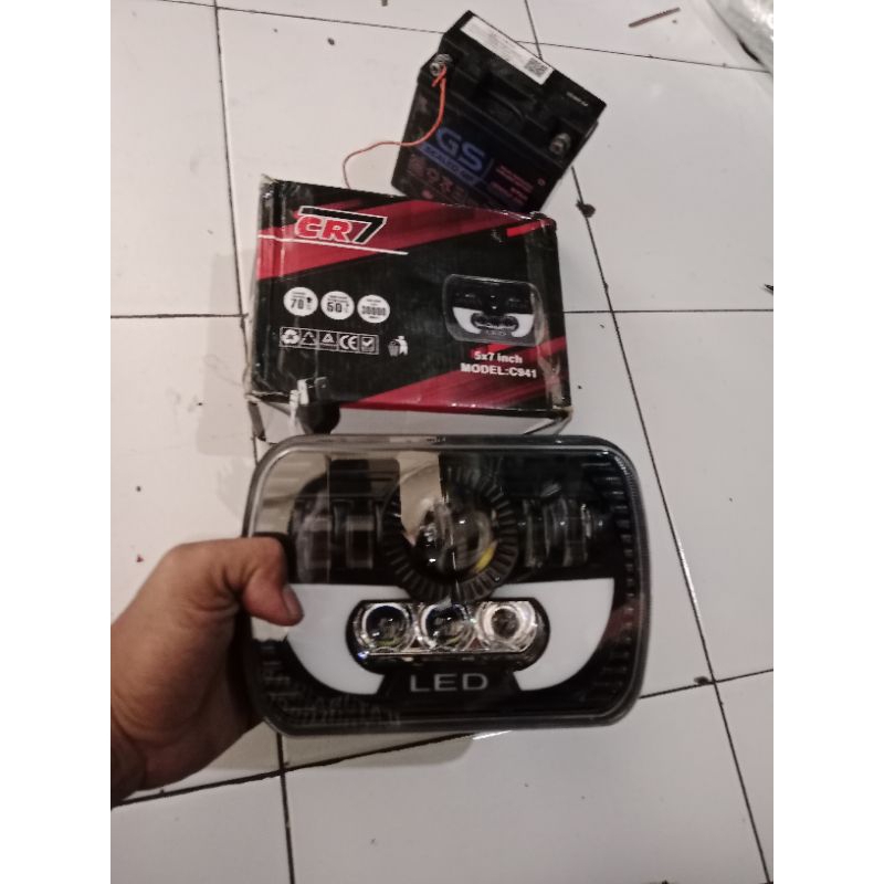 Billet 7 inch billet kotak 5x7 inch lampu daymaker kotak 7 inch daymaker l300 billed mitsubihi l300