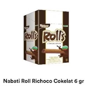 

nabati roll richoco cokelat 6 gr