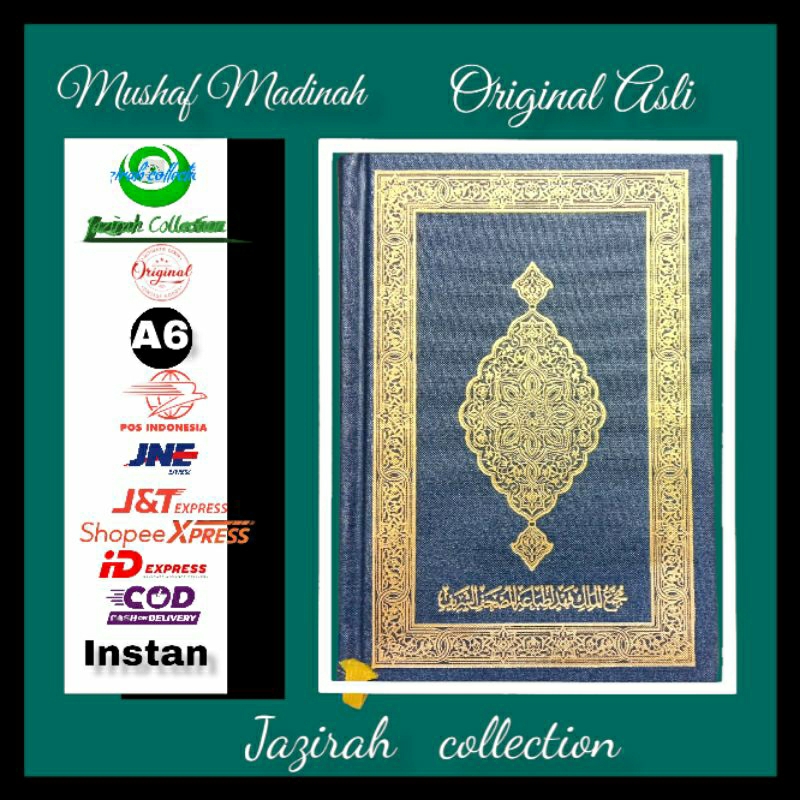 Mushaf Madinah Import Original-Alquran Madinah A6 Asli