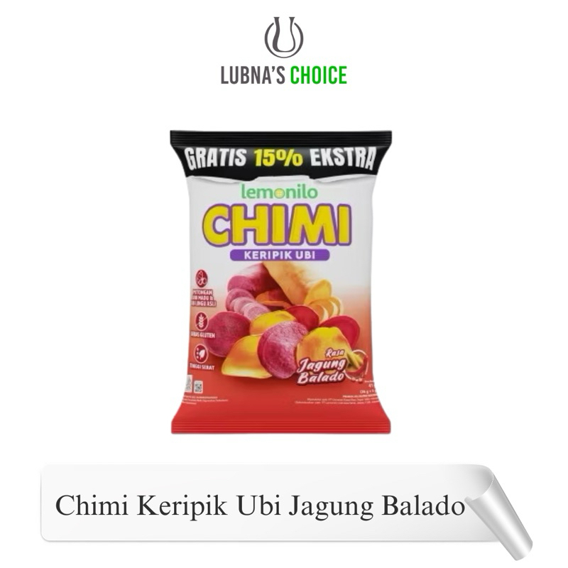 

Lemonilo - Chimi Keripik Ubi Jagung Balado 50g