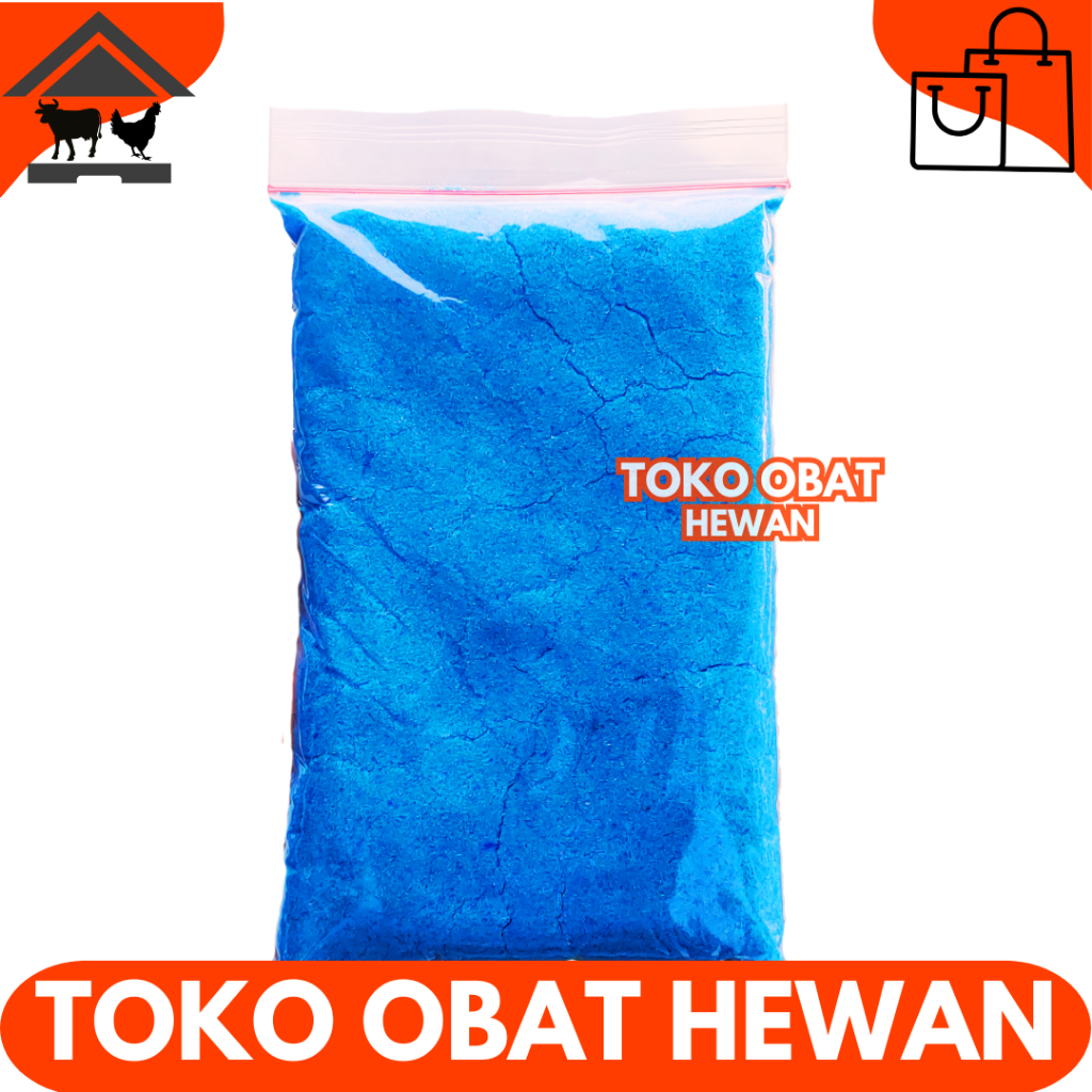 TERUSI 500 gram - Copper sulphate - CuSO4 - Tembaga sulfat - Trusi - Prusi