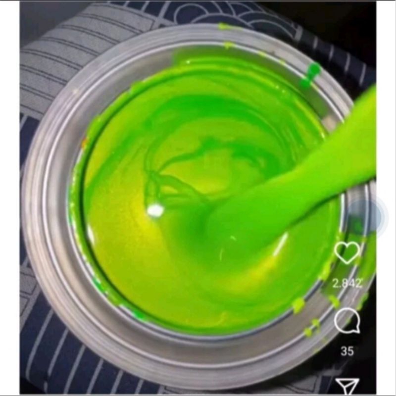 Cat Hijau Metalik Terang PU/Cat PU Hijau Metalik