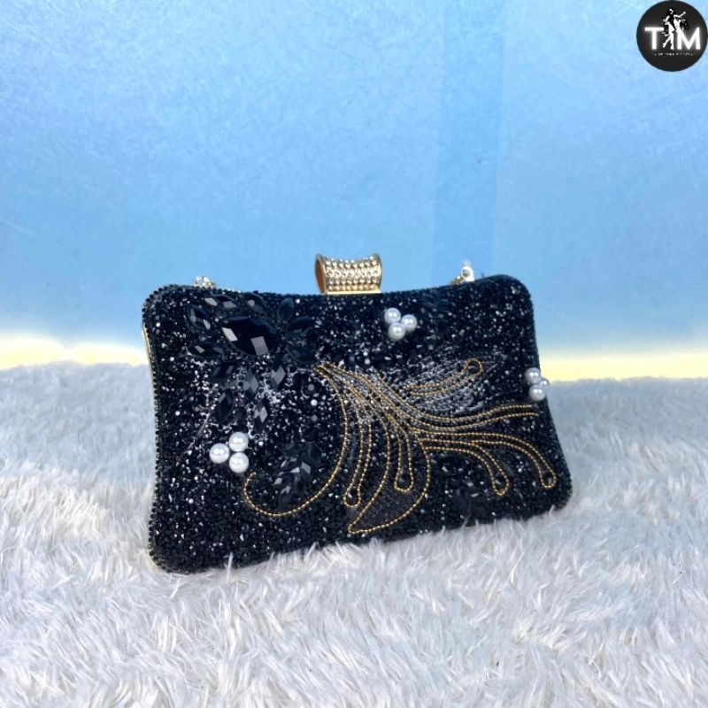 TAS PESTA WANITA IMPORT CLUTCH ELEGANT TAS PESTA MEWAH IMPORT MAKASSAR