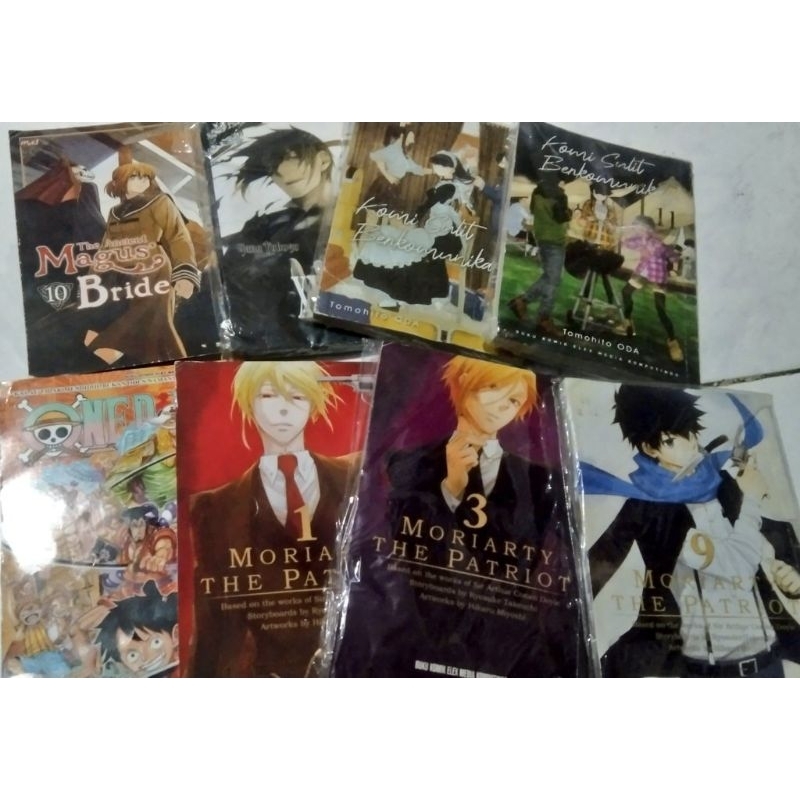 komik / manga murah cabutan bahasa Indonesia second, Moriarty the patriot vol 3,9, haikyuu vol 1,2,4