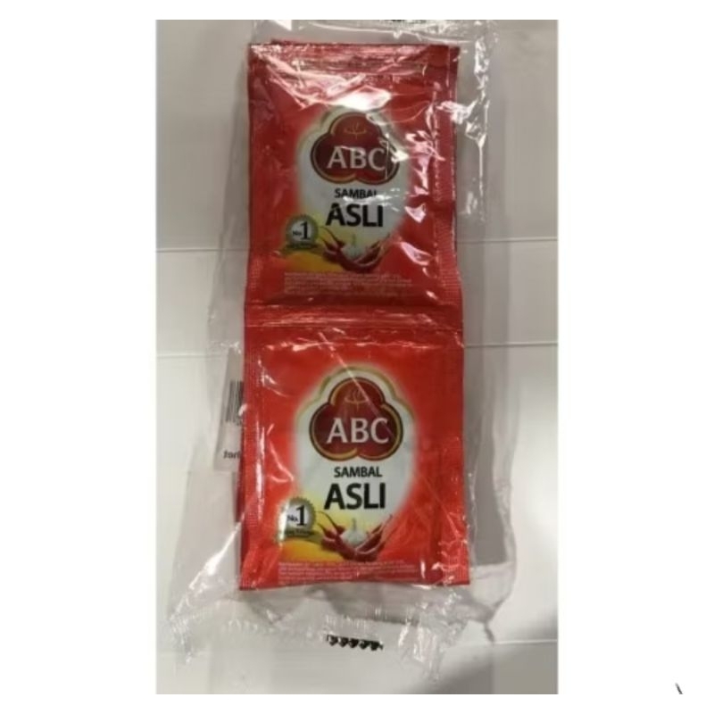 

ABC Sambal Asli 1 Pak isi 10 Pcs