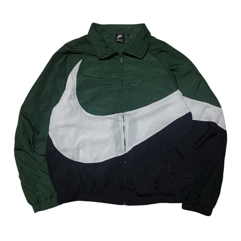 WindBreaker Jacket Nike Big Swoosh GreenBottle limited edition vintage cuma 1 di indo second origina