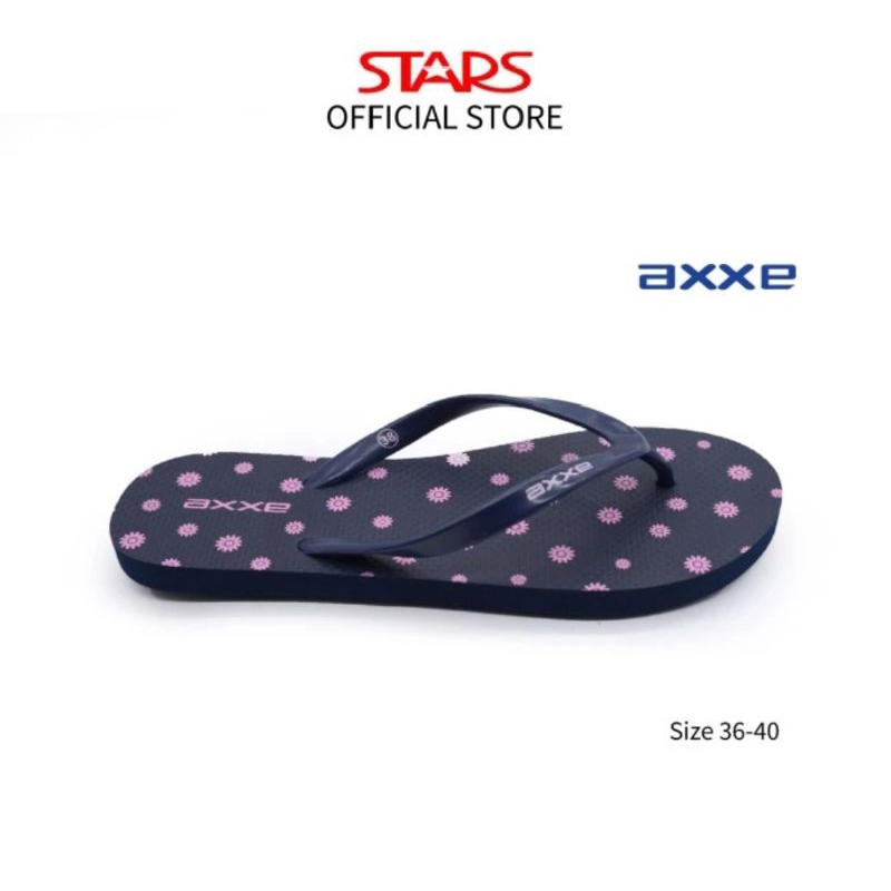 AXXE Sandal Japit Wanita Poppy Navy