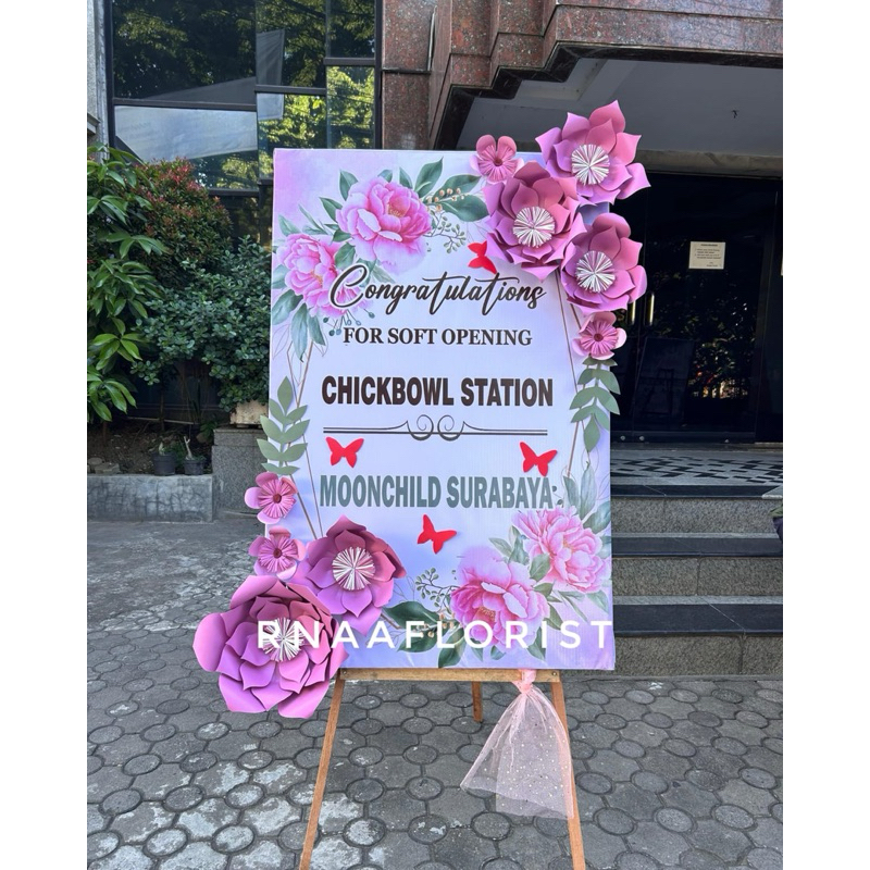 papan bunga kertas/ bunga kertas/ paperflowers/ bunga papan indoor
