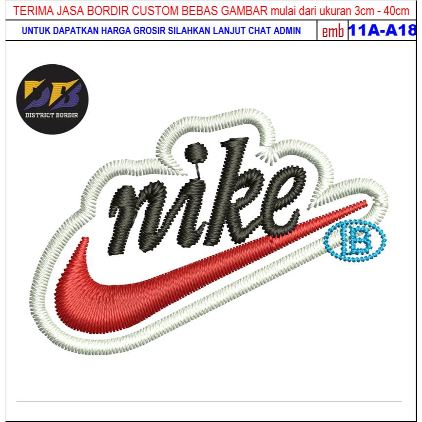 PATCH BORDIR LOGO NIKE 11 A-A19