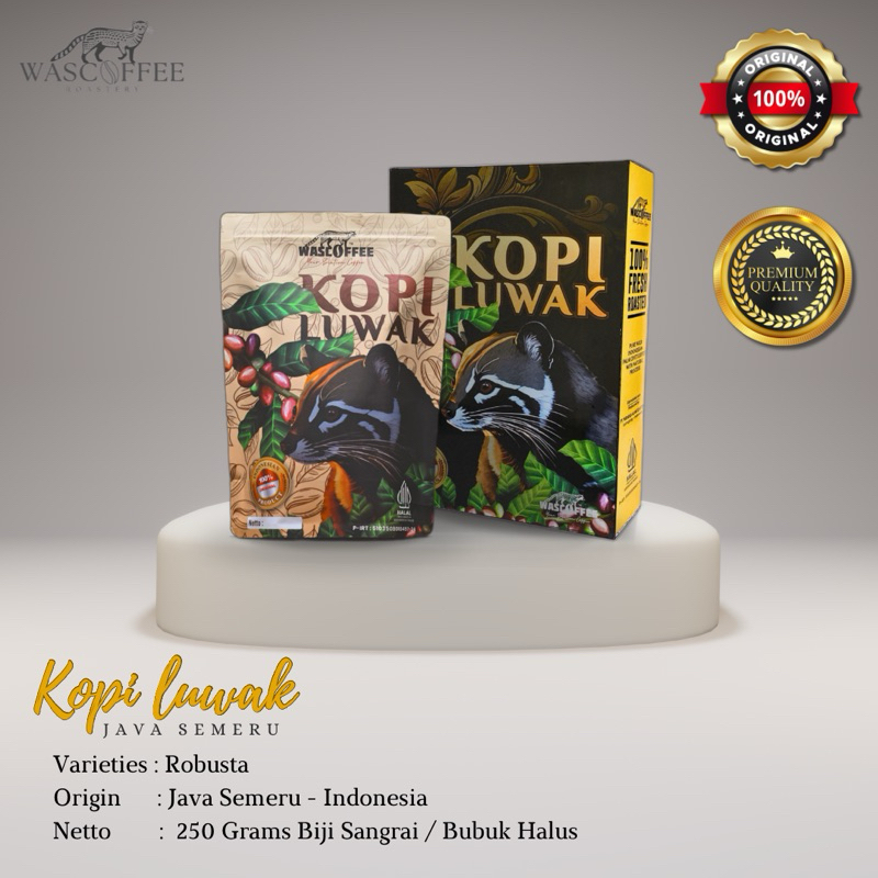 

KOPI LUWAK BOX 250 GRAM