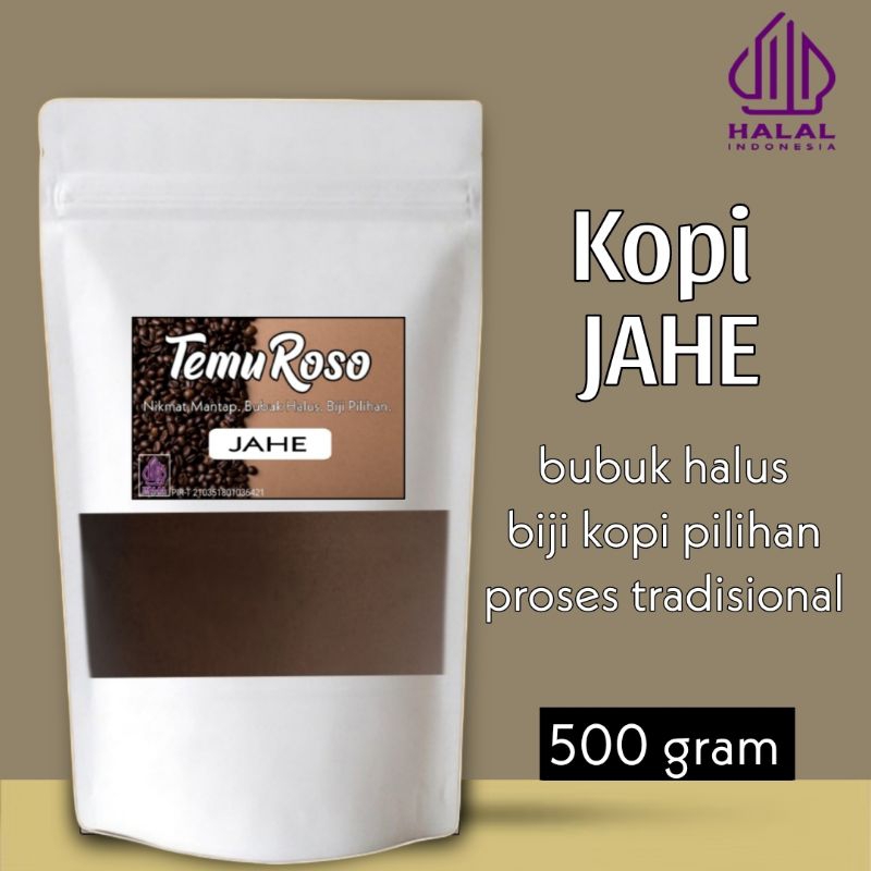 

BUBUK KOPI JAHE ISI 500GRAM RASA MANTAP || TEMU ROSO KOPI