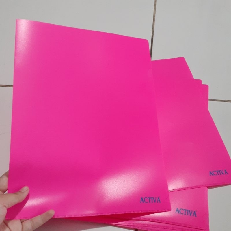 

MAP L / CLEAR HOLDER A4 / FILE DOKUMEN WARNA PINK