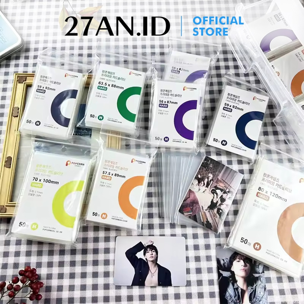 

(27AN.ID) Inner Sleeve Pelindung Photocard H785 Photocard Premium HARD TYPE Isi 50 Lembar