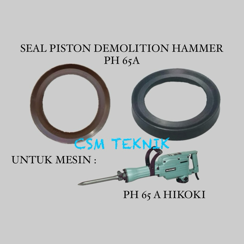 RING PISTON JACK HAMMER HIKOKI PH 65 A KARET PISTON MESIN BOBOK HIKOKI PH65A
