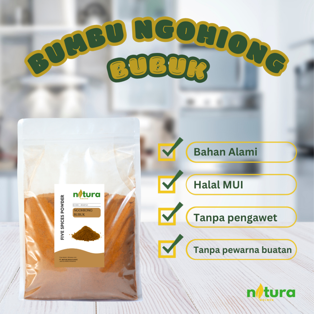 

Natura Golden Bumbu Ngohiong Bubuk