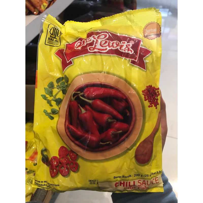

MC LEWIS CHILI SAUCE 25 SACHET
