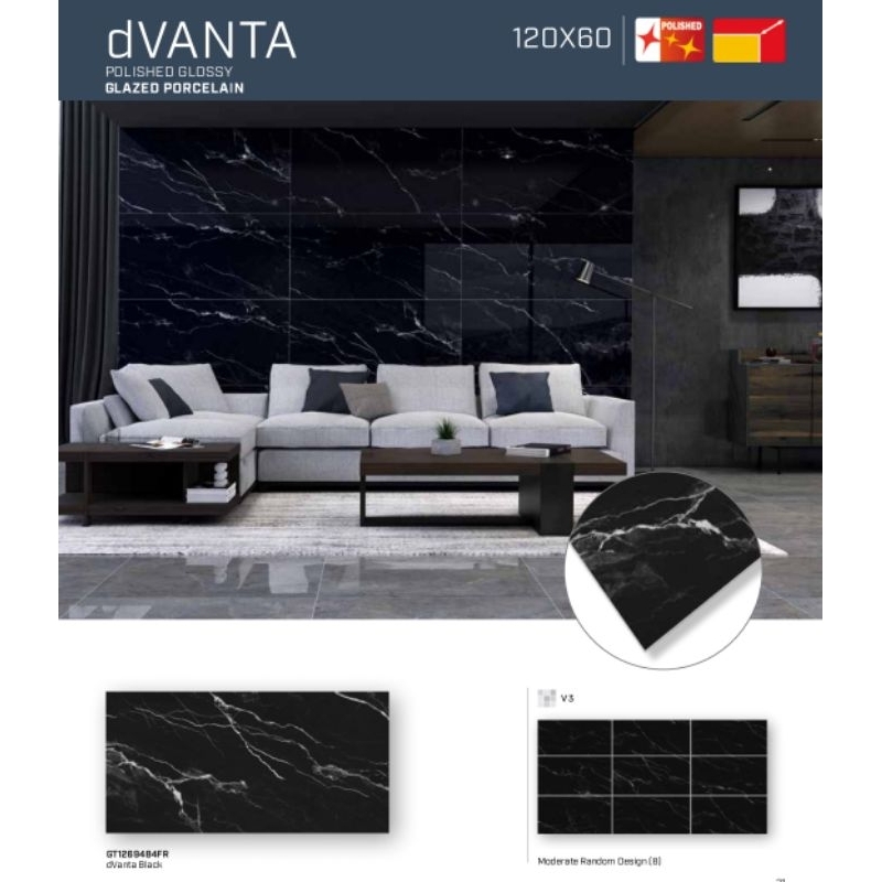 ROMAN GRANIT dVanta gloss 120x60 60x120