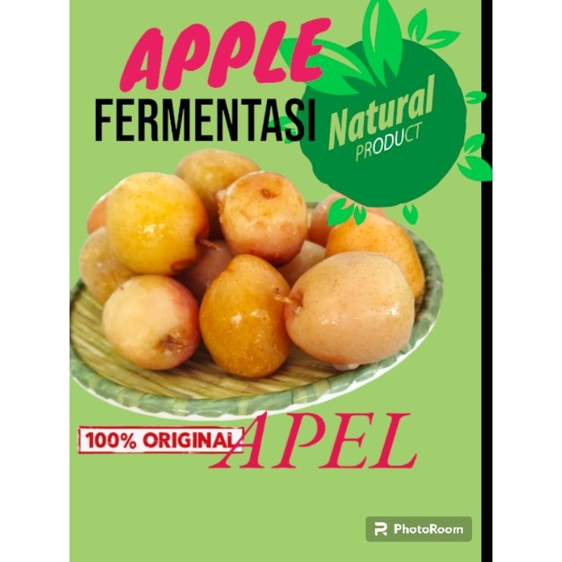 

APEL FERMENTASI ORIGINAL 100% , proses alami natural, 1000 GRAM