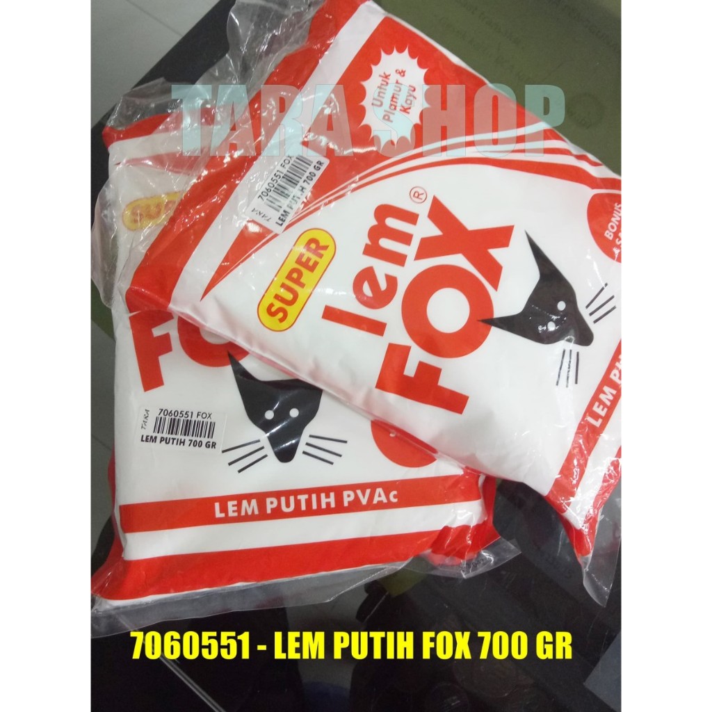 

LEM PUTIH 700 GR MERK FOX - 7060551